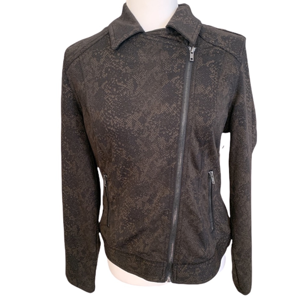 NWT Liverpool Snake print Moto Jacket